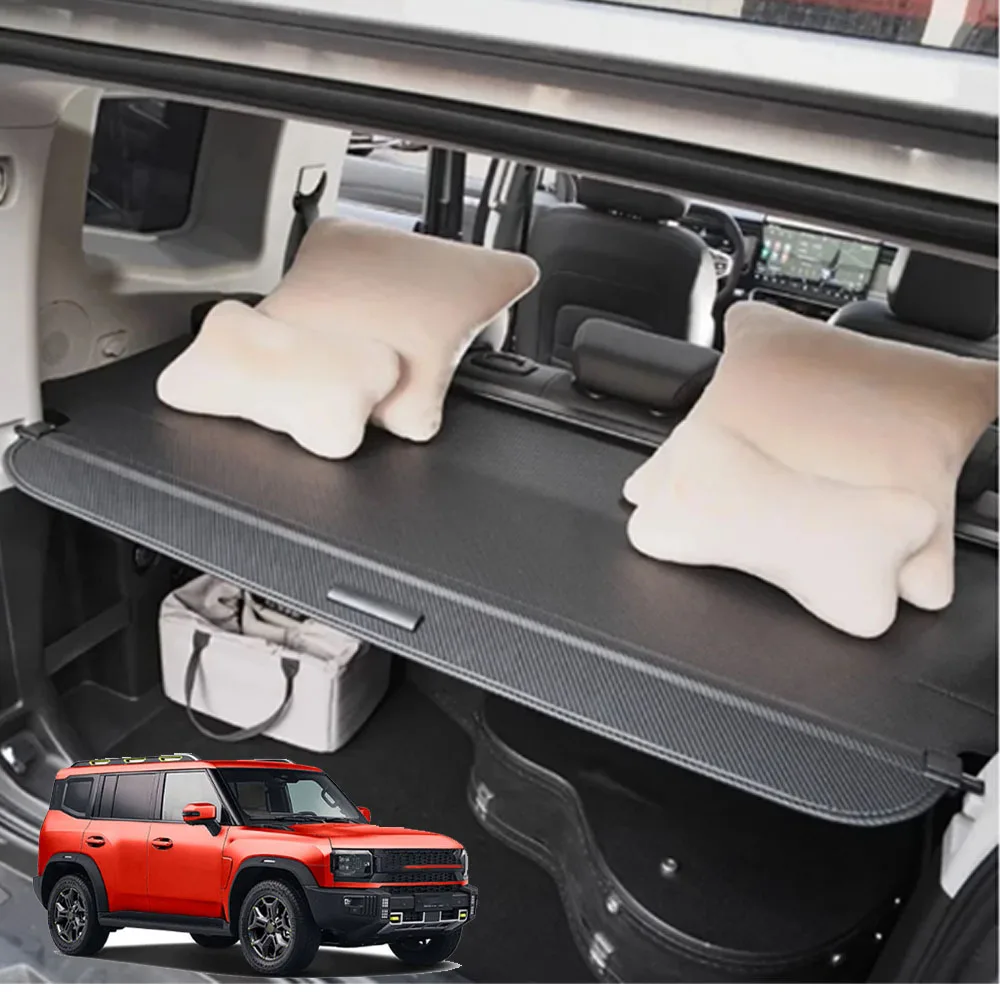 

Car Trunk Cargo Cover for Chery Jetour Traveller T2 Luggage Organizer Curtain Boot Tray Shielding Retractable Accesories