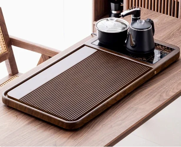 Fully automatic tea tray, household tea table, kettle, integrated set of tea ceremony