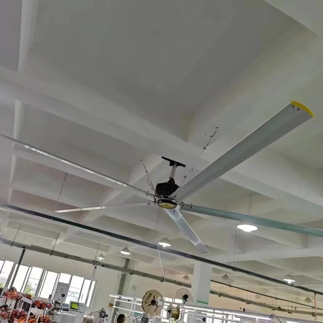 Permanent magnet brushless industrial large fan workshop cooling ventilation ceiling fan