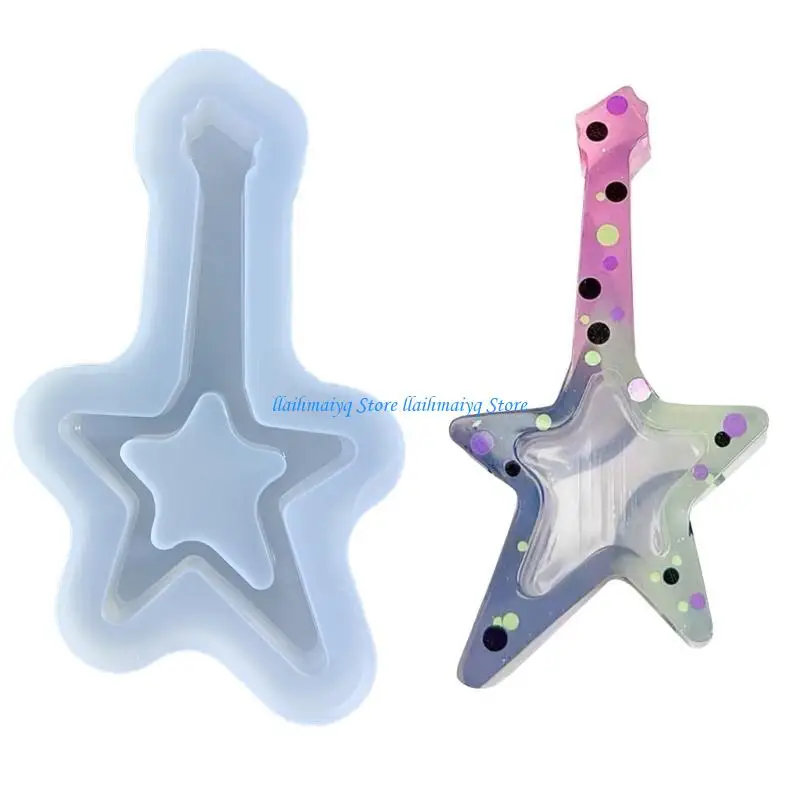 

573B четырехлистный клевер/звезда гитара зыбучие пески шейкер для наполнителя для DIY Craft