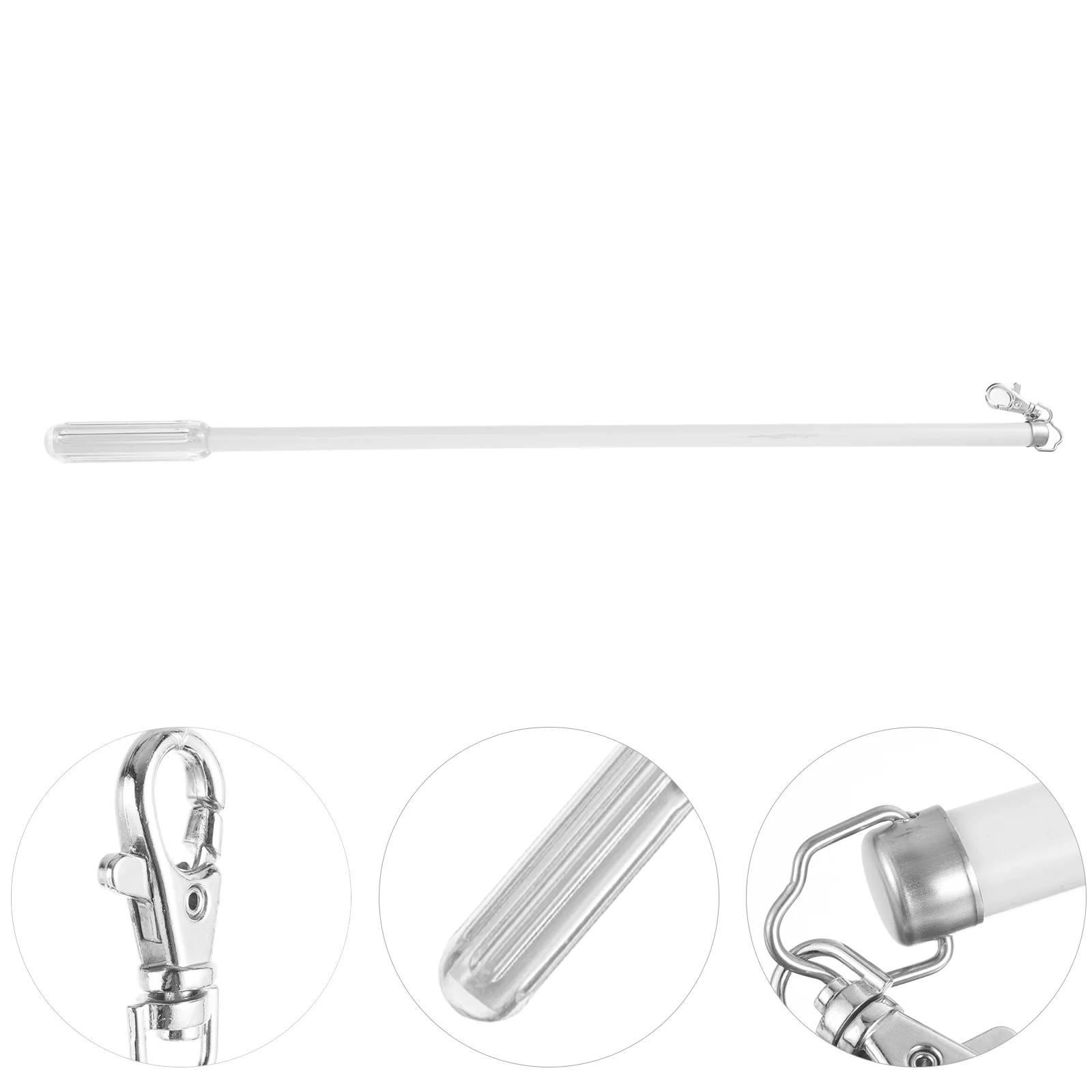 Różdżka do zasłon Różdżka do zasłon ze stopu aluminium Drążek do zasłon Ręczne okno Czarne zasłony