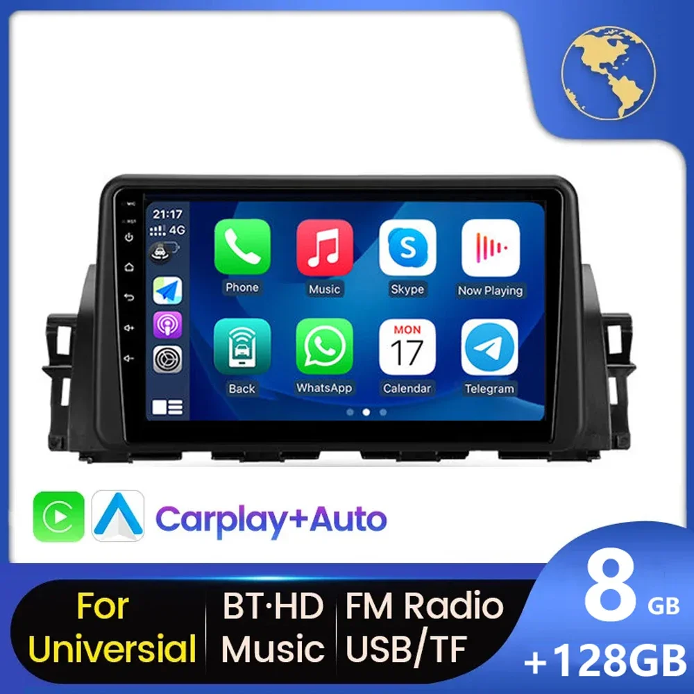 

4G+WIFI For Renault Kiger 2021 Car Radio Multimedia Video Player Navigation GPS Android 13 Wireless Carplay No 2din 2 din DVD