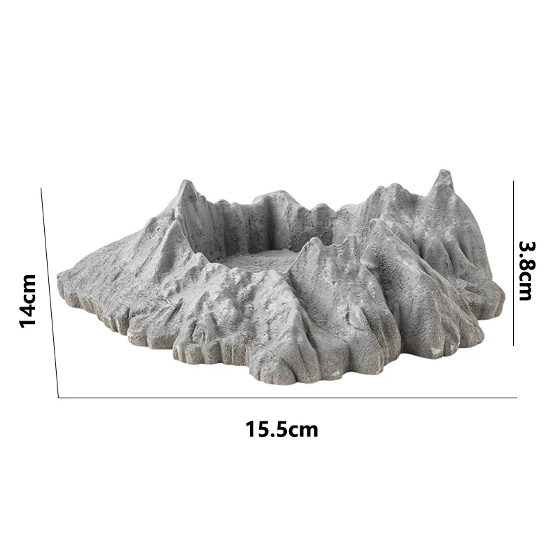 Fuji-asbak in Scandinavische stijl voor thuis, woonkamer, lichte luxe asbak voor kantoor, creatieve en gepersonaliseerde decoratieve items