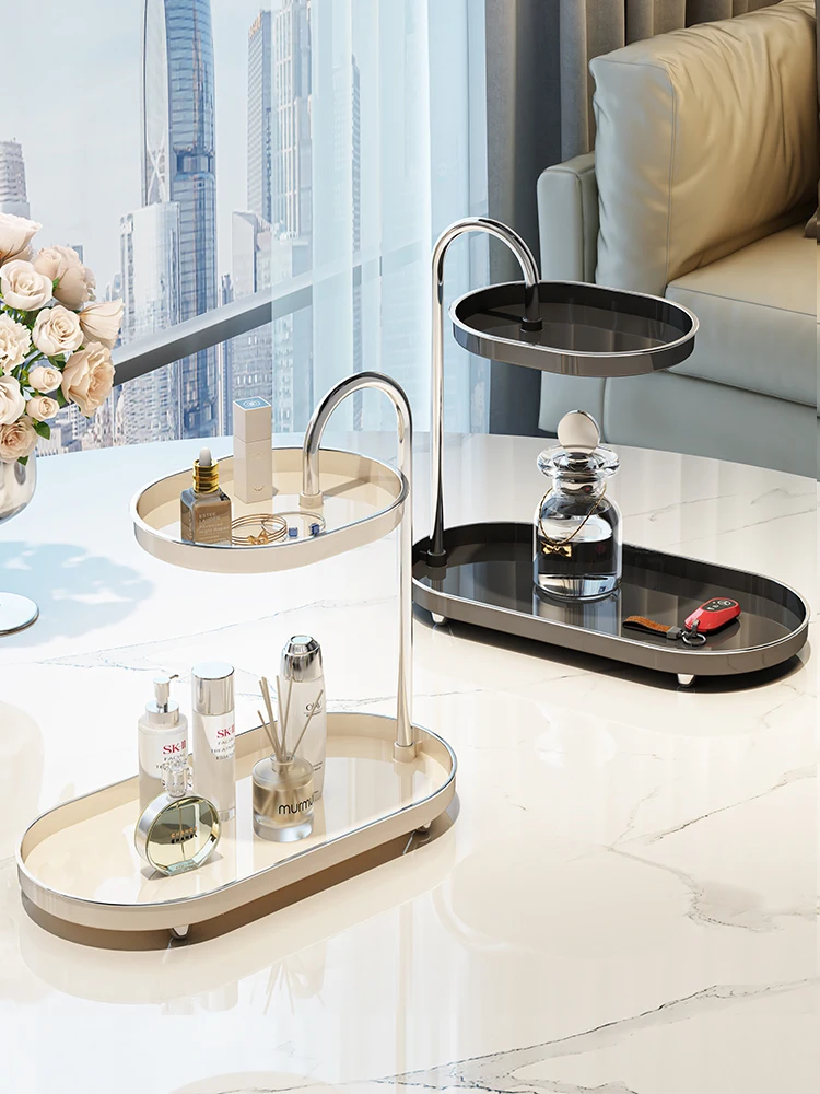 Nordic Sle Cosmetics Storage Box Desktop Organizer Plastic Material Key Holder Corner elf for Home Entrance Soft Cute Pat...