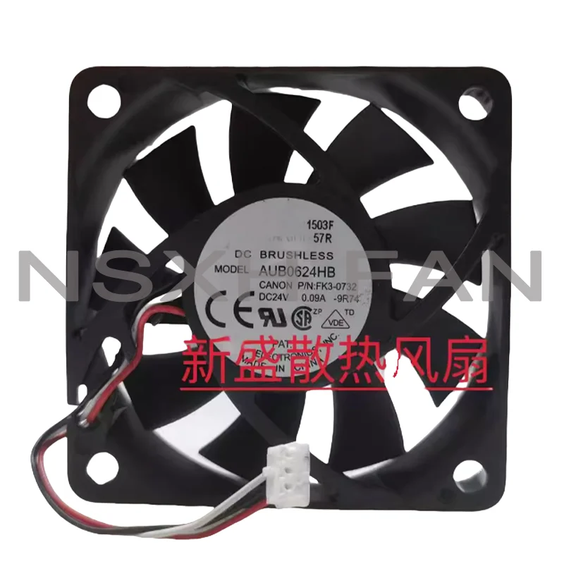 

AUB0624HB 24V 0.09A 6 cm Inverter Power Supply Cooling Fan