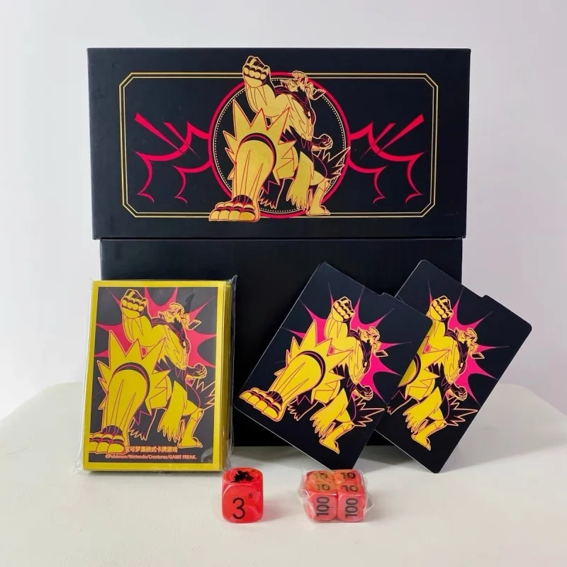 Nova venda quente 100% conjunto de cartão de convergência original construção caixa de presente avançada cartão pokémon ptcg simplificado cartão chinês presente