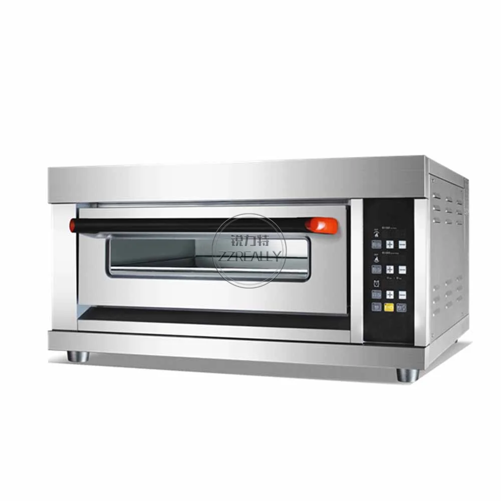 

Automatic Temperature Control Commercial Electric Bakery Pizza Toaster Baking Oven Equipment Stainless