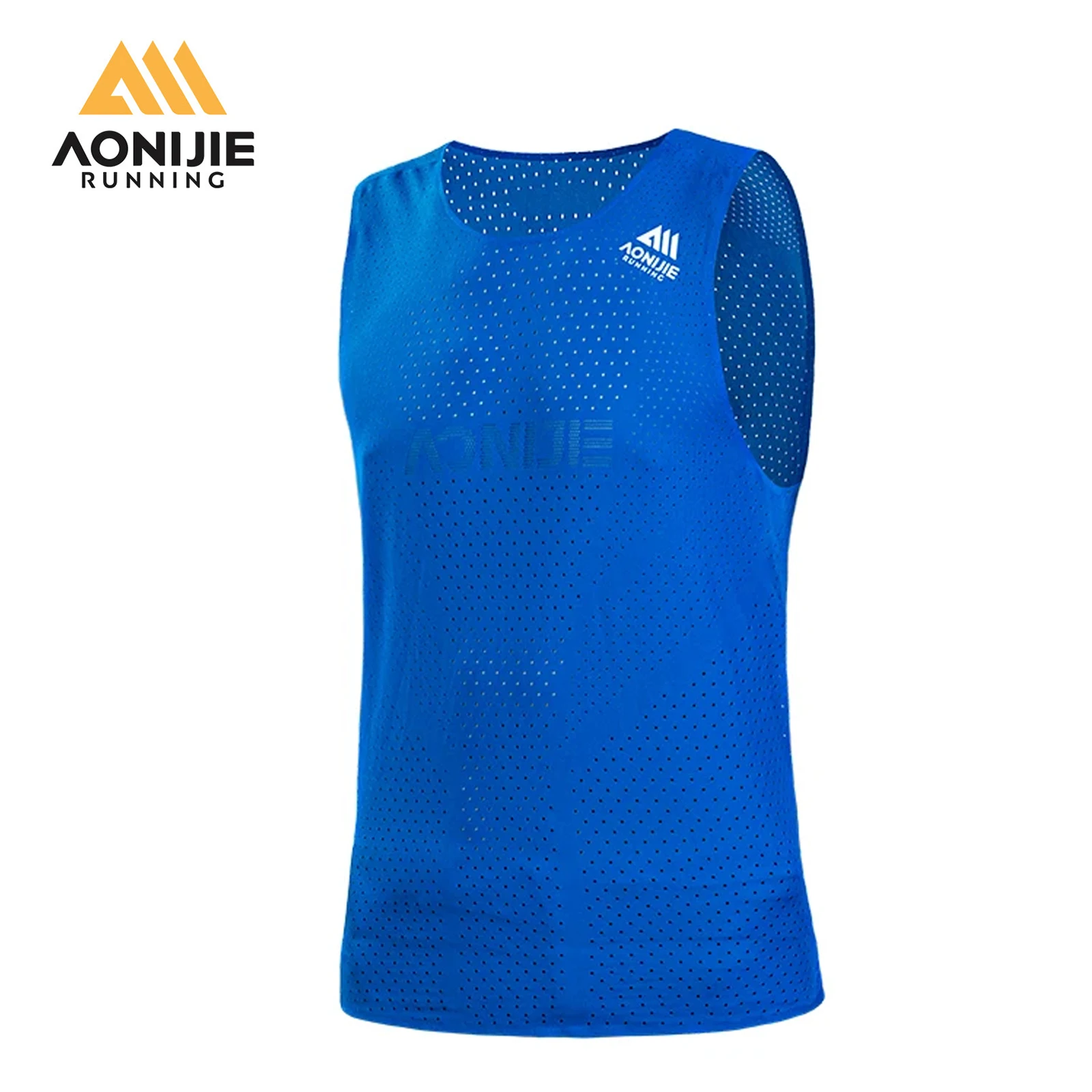 AONIJIE-Colete esportivo de secagem rápida masculino, masculino cross-country, underwaist, correndo, sem mangas, maratona, verão, FM5189