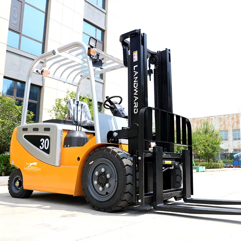 

New Energy Electric Forklift Made In China 3Ton Logistics Handling Ride-On Forklift Small 4WD Hydraulic Lift Forklift Customized