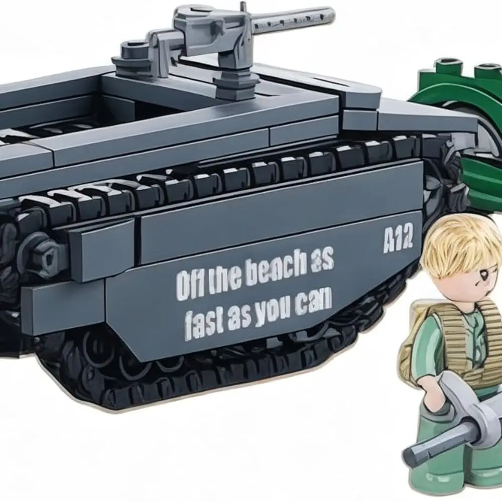 Set da battaglia Iwo Jima della Seconda Guerra Mondiale: modello di mattoni militari per buffet di storia, adolescenti e adulti