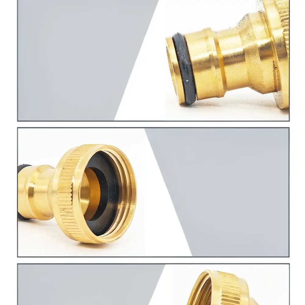 Durable Brass Quick Release Nipple Connector For Washing Machine Water Inlet Pipe Faucet Adapter Kitchen Bathroom Parts