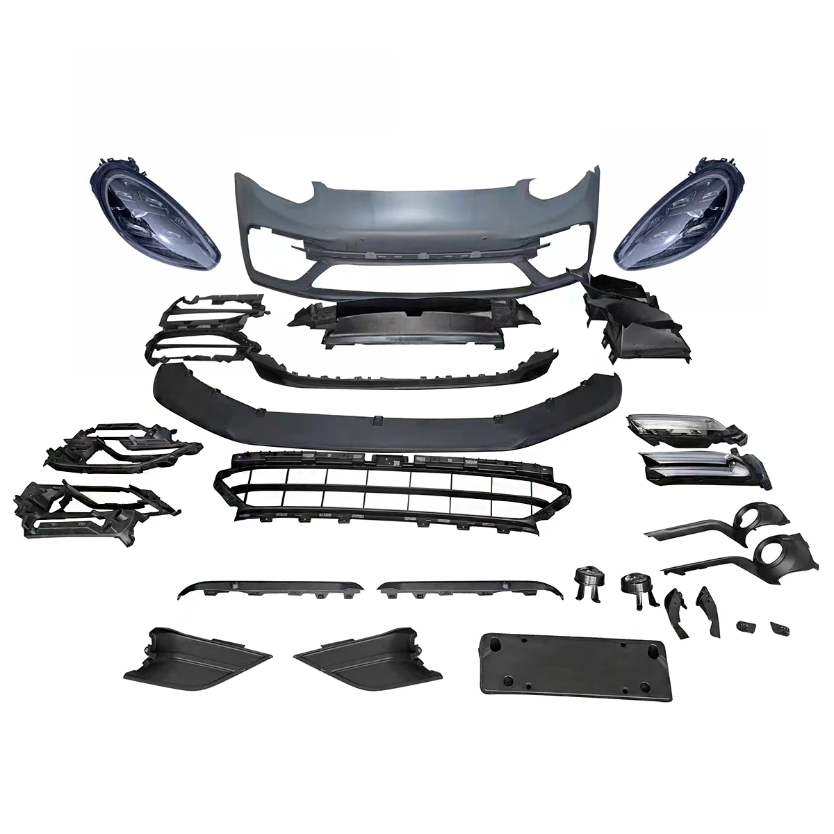 

New Bumpers Body Kit Use for Porshe Panamera 970.1 970.2 2010-2017 Conversion to 971.2 2022 Turbos Appearance.