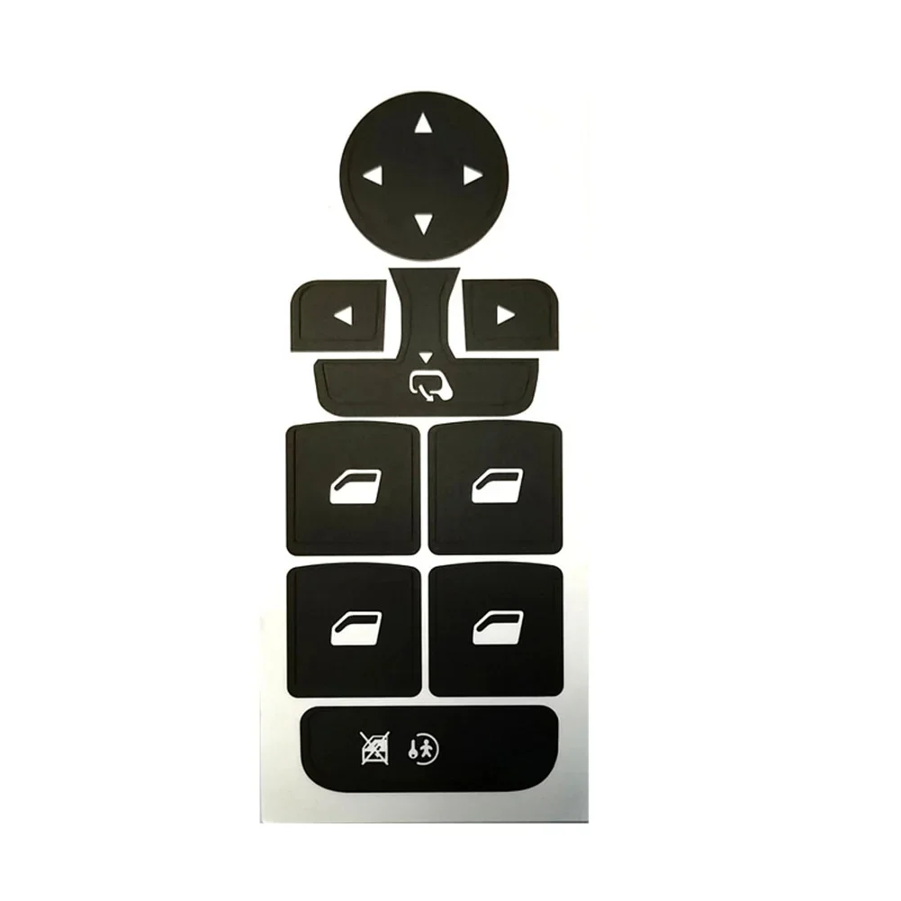 Button Repair Sticker For Automotive Use With Vinyl Material Compatible With For C4 And For Grand Models For Button Restoration