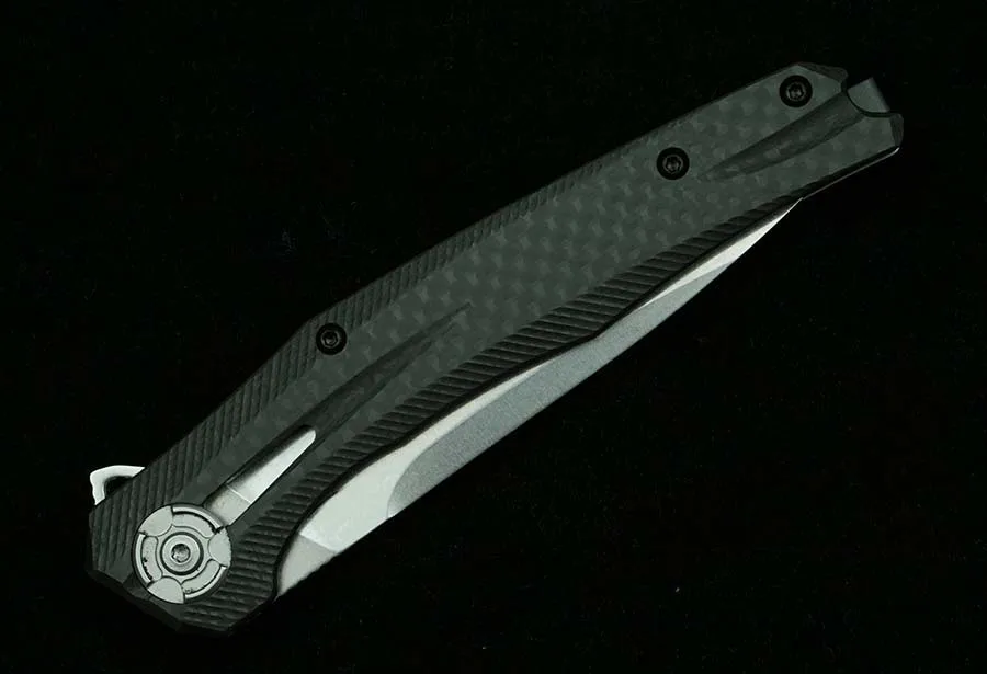 0707 # Folding Knife Mark 20CV Blade Real Titanium/Carbon Fiber Handle Outdoor Camping Hunting Kitchen Survival EDC Tools