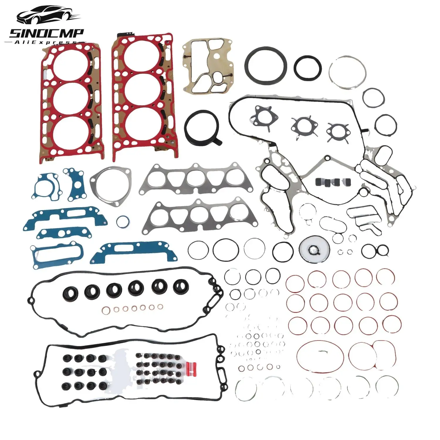 1Set Engine Rebuild Gasket Seals Kit 059103148AK 059103161AQ 059103148AJ For Audi A4 A5 A6 A7 A8 Q5 Q7 Q8 VW Amarok Touareg