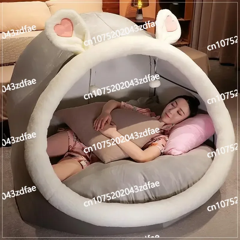 Creative Cartoon Warm And Comfortable Nest Plush Mattress For Lazy Girls To Rest At Home