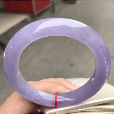 Send Certificate 100% Grade A Jadeite Myanmar Purple Jade Round Bangle Women Fine Healing Jewelry Burma Certified Jades Bangles