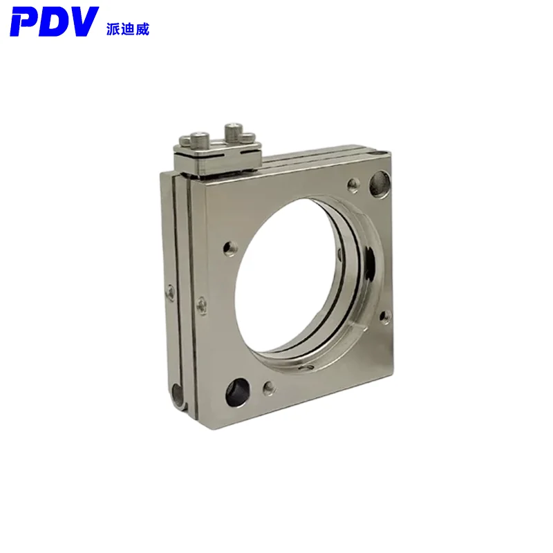 Upward Adjustable Flexible Optical Adjustment Frame with 0.5-inch 12.7mm Stainless Steel Two-axis for Space-saving Installation