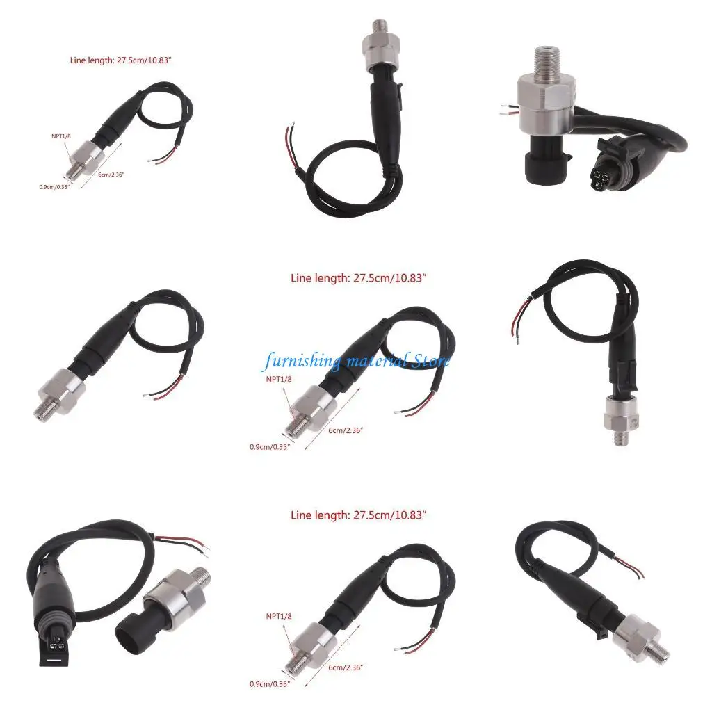 

Y5GD Durable Pressure Transducer Transmitter Sender NPT1/8" for Water Oil Gas