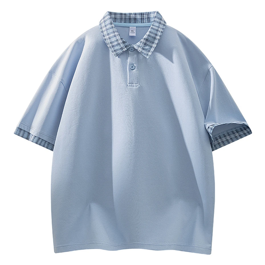 Vintage T-shirt Men Summer Short Sleeve Tops Tees Male Fashion Casual Two-in-one T-shirt