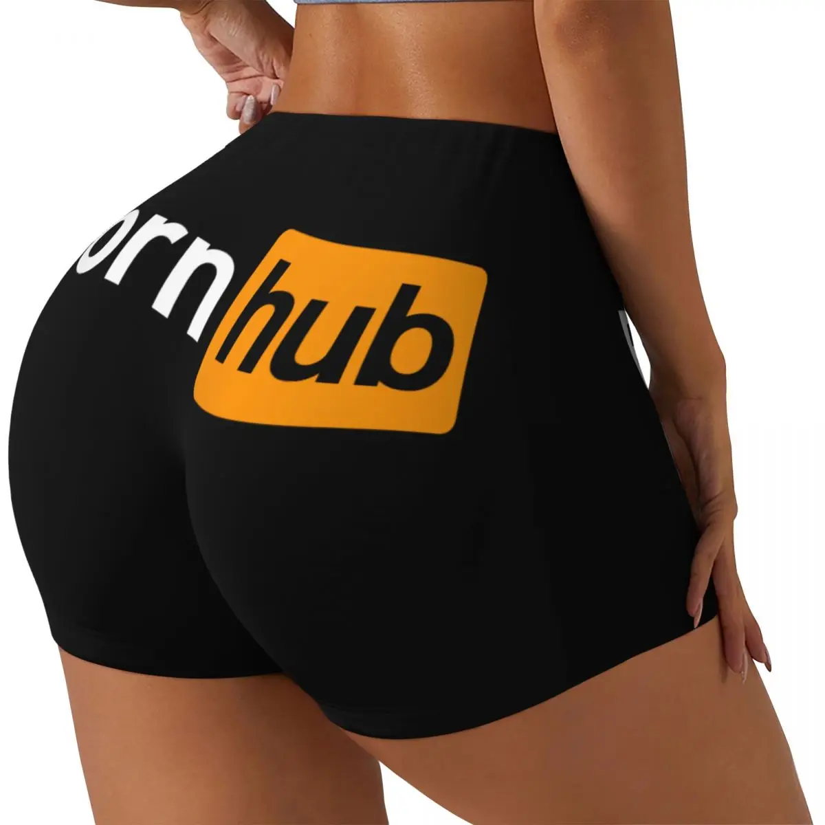 Custom P-pornhubs Symbol Workout Volleyball Biker Shorts Women Gym Yoga Shorts