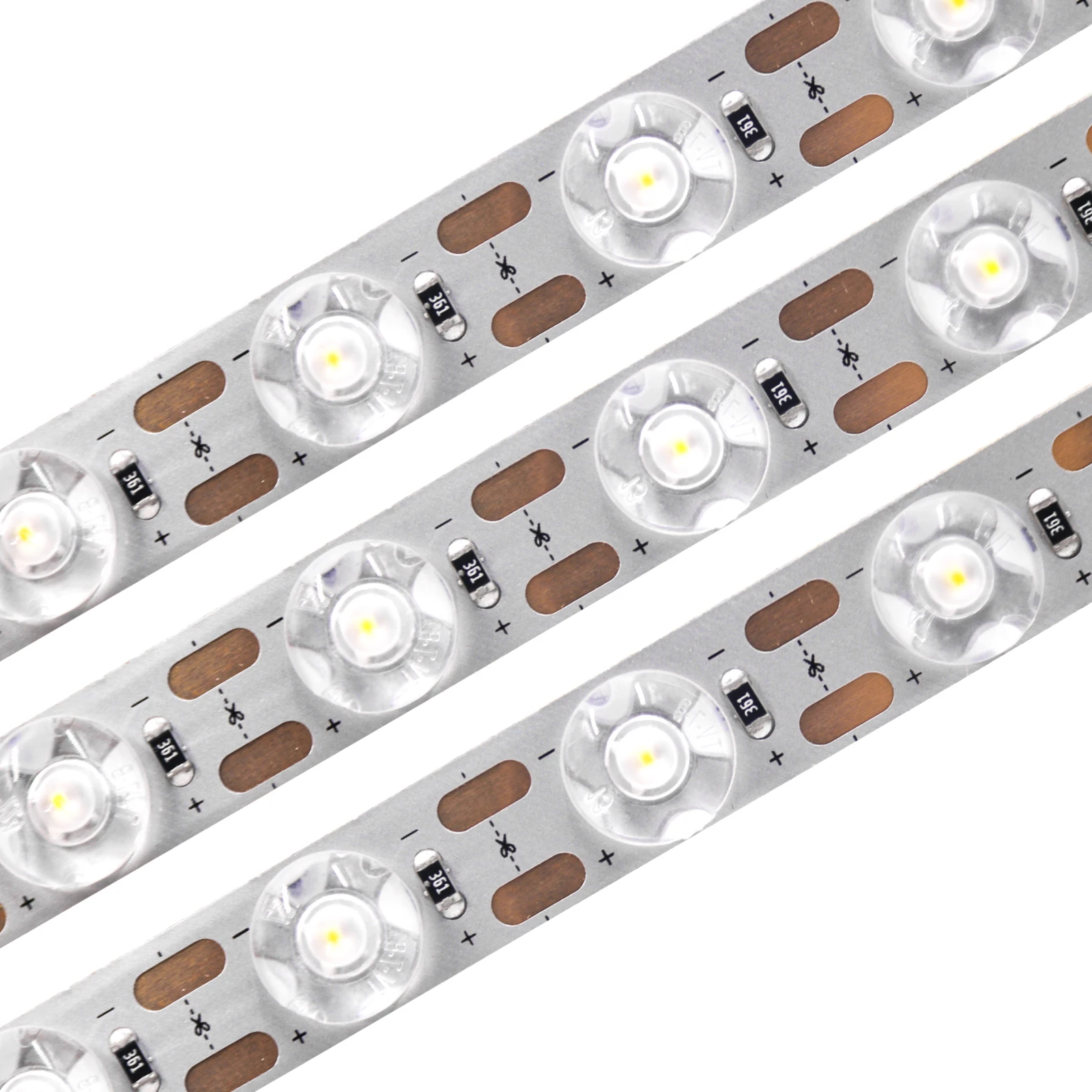 

Diffuse Reflection Lens Light 5m 120m 24V 2835 Flexible LED Tape 48 LEDS/M White Warm Nature Backlight CRI90 Ultra Bright