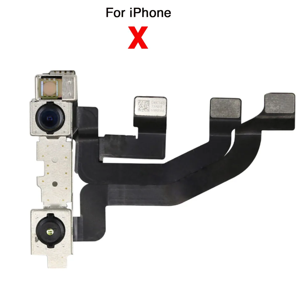 Front Camera Flex Cable Replacement For iPhone  X XR Xs 11 Pro Max Face Camera With Proximity Sensor Flex No Face ID Phone Parts