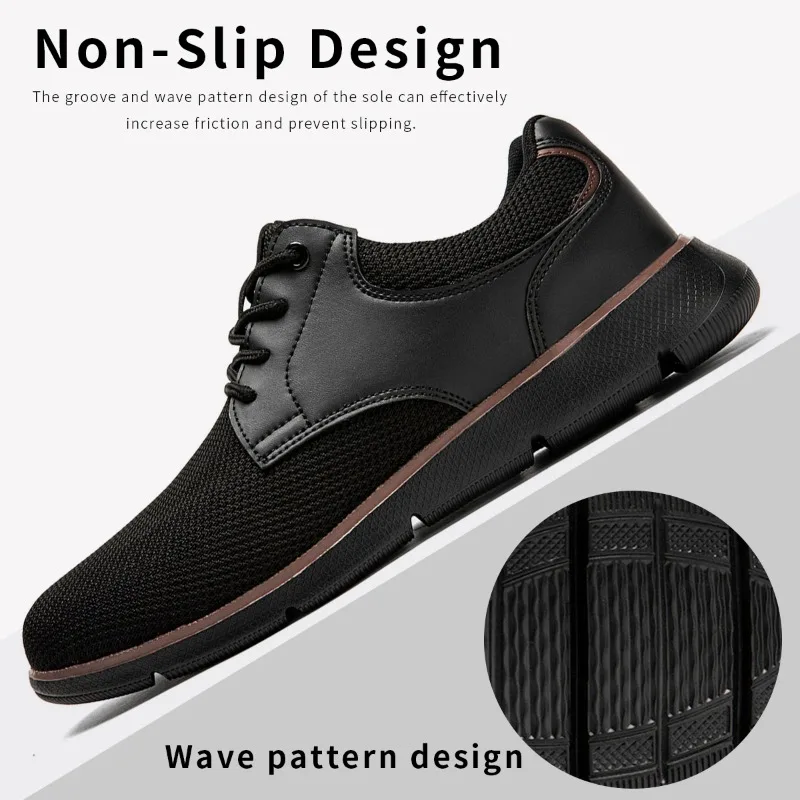 

Men's Loafers Comfortable Lightweight Design Breathable Upper Soft Non-Slip Sole for Office Travel Casual Wear All Day Comfort