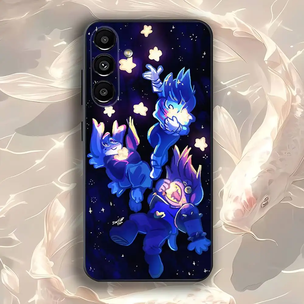 حافظة هاتف J-Jevil D-Deltarune لهاتف سامسونج جالاكسي A73,31,32,72,41,53,52,71,22,5G,Note,J7,8,9 غطاء أسود ناعم