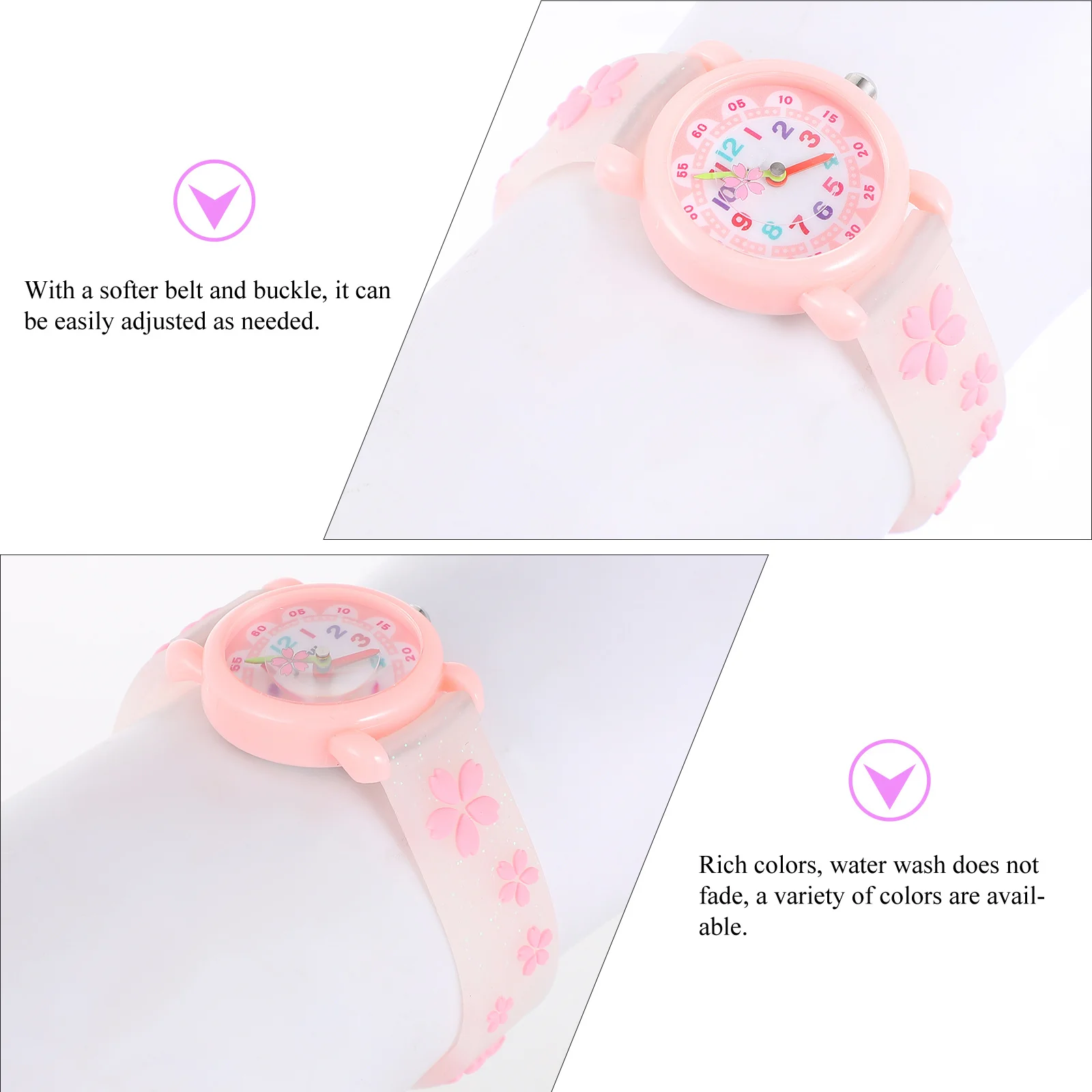 1pc Waterproof Kids Quartz Watch For Student Children Wristwatch Wristwatch Fashion Cute Waterproof Children Watch