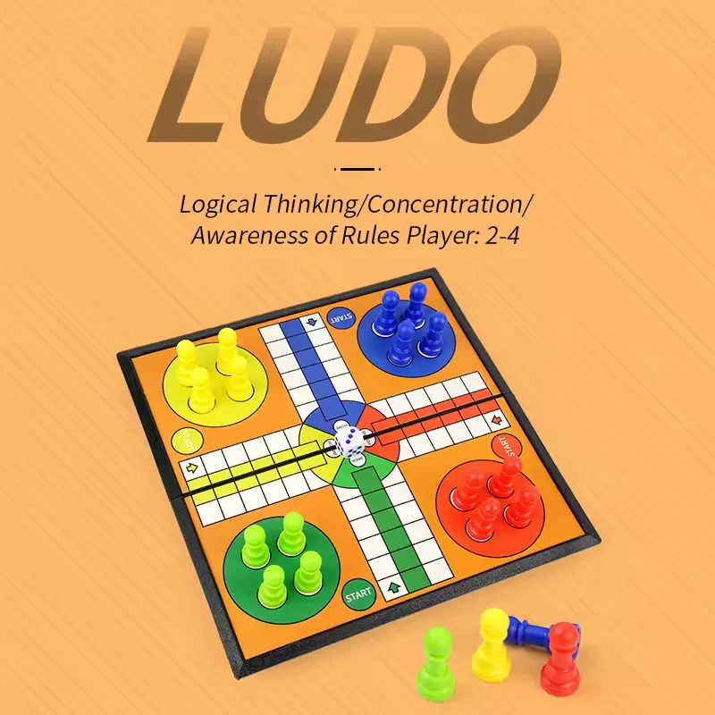 Lnternational Flying Chess Interactive Ludo Board Game Set for Kids Adults Travel Family Gathering Entertainment Birthday Gifts view 5