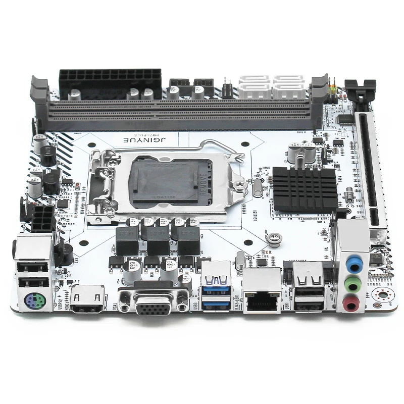 Imagem -04 - Placa-mãe Jginyue-itx Lga 1150 Intel i3 i5 i7 e3 Cpu Ddr3 1600mhz 16gb M.2 Nvme Sata Usb 3.0 Vga Hdmi Mini-itx H97i Mais