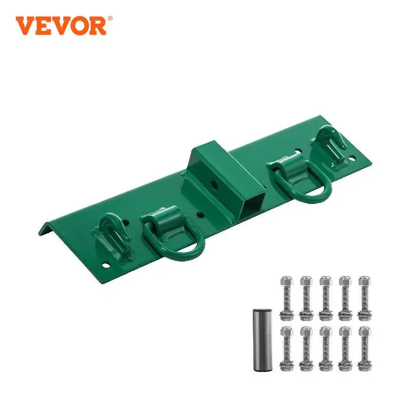 VEVOR 4700 LBS Compact Bolt on Grab Hook Tractor Hefty Loads - Compact 1/4 Inch Thick D Ring 1/2 Inch for Truck Bucket RV UTV