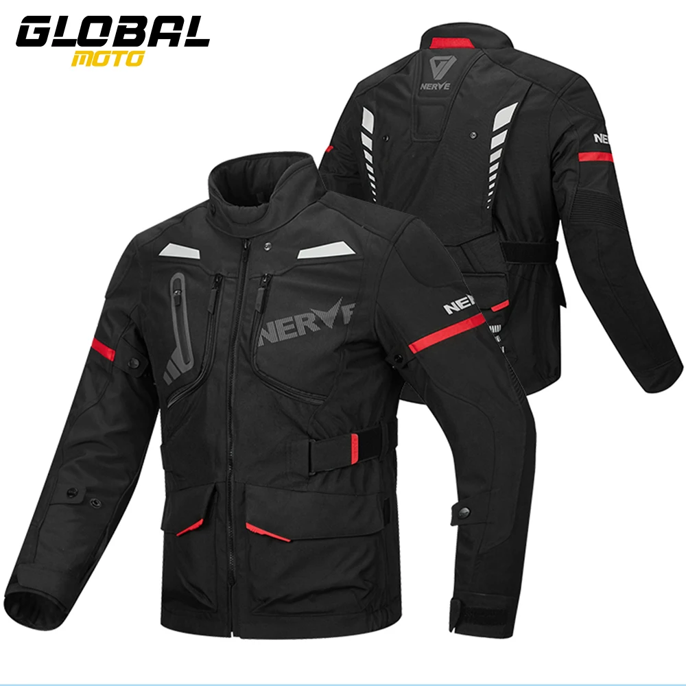 

Waterproof Motorbike Jacket Windproof Moto Riding Protective Jacket Men's Anti Fall Wear-resistant Motorcycle Riding Clothes