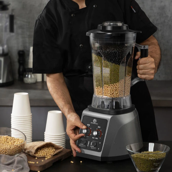 Коммерческий завтрак Must: высокая мощность, машина для приготовления соевого молока с большой крышкой, измельчение свежести, без шлака, быстроразрыв