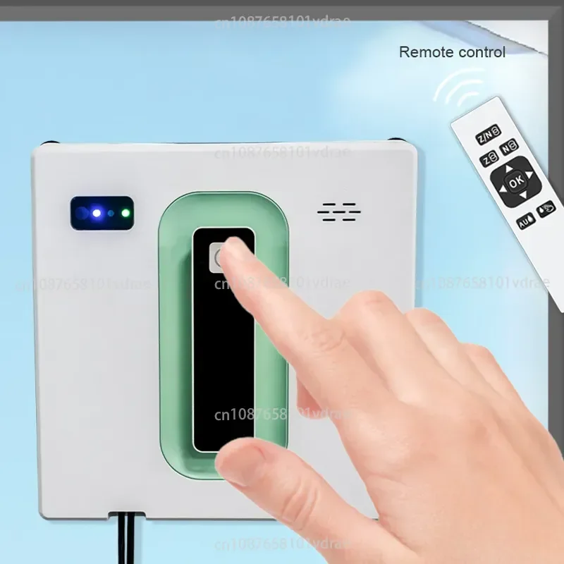 Smart Window Cleaning Machine, Fully Automatic Electric Window Cleaner, Remote-Controlled Spraying Glass Cleaning Robot