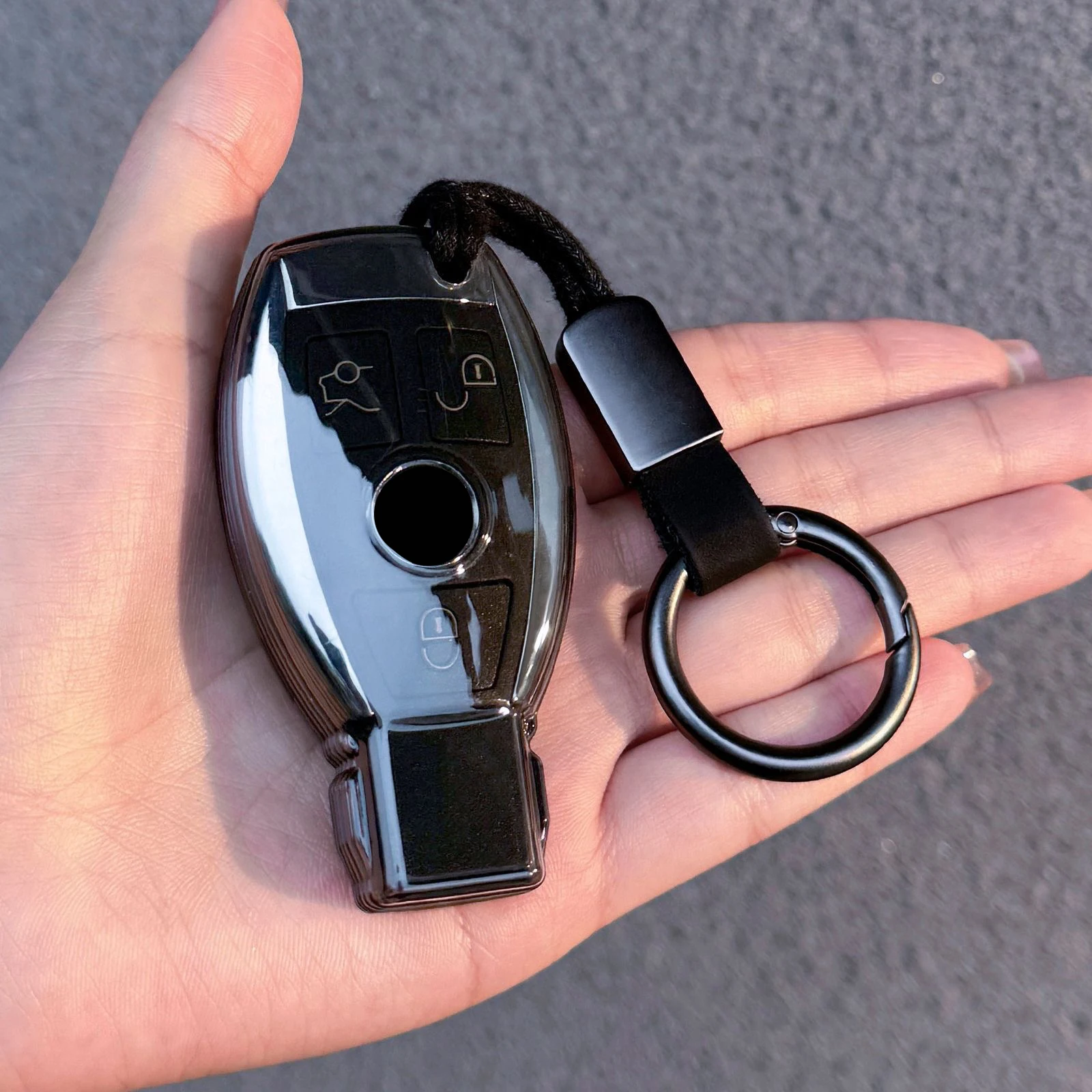 Car Remote Key Case Cover Shell Fob For Mercedes Benz W204 W205 W212 W463 W176 A B C E R Class GLS GLA GLK GLC CLS CLA AMG TPU