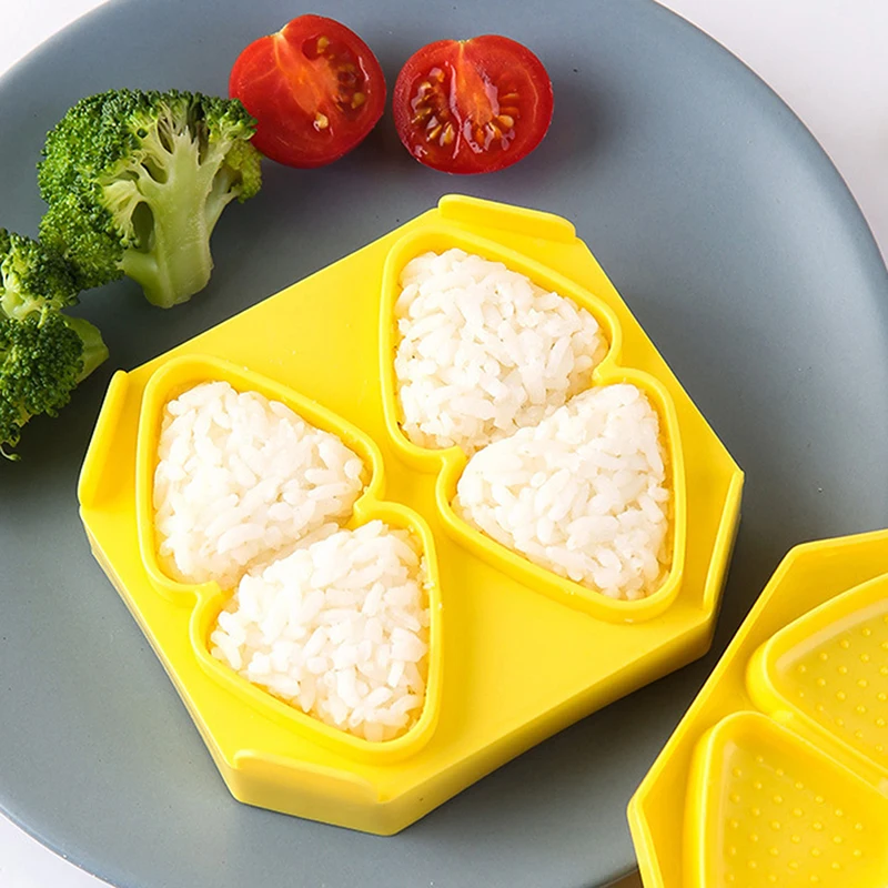 

1Set Mini Small Triangular Rice Ball Mold DIY Baby Rice Mold Sushi Mold Sushi Bento Nori Kitchen Rice Decor Bento Accessories