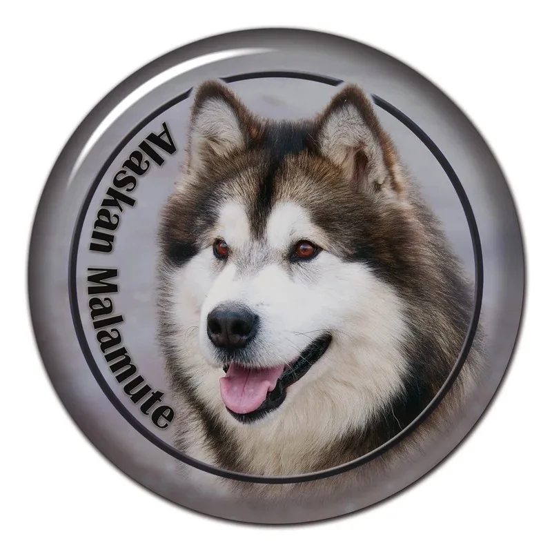 Decal Alaskan Malamute Dog V2 Car Sticker Waterproof for Bumper Rear Window Laptop Toilet 13CM/15CM/17CM PVC KK