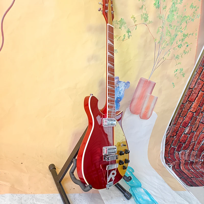 Vintage Wine Red Electric Guitar with HH Humbucker Pickups, One-Piece Neck & Rosewood Fingerboard, Full Rich Tone, Comfortable Smooth Hand Feel, Ships Within 2 Business Days from Local Warehouse