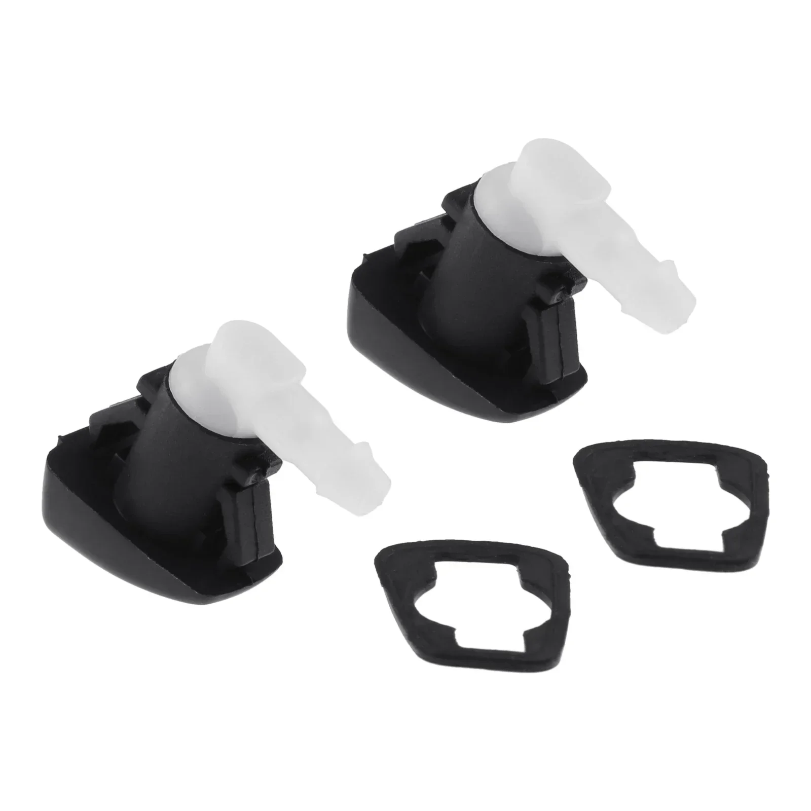 2Pcs 68269108AA Black Plastic Car Windshield Washer Wiper Water Spray Nozzles Fit for Dodge Durango 2011-2019 Auto Accessories