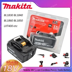 Genuine 6.0Ah makita BL1860 18V Battery Power Tools Li-ion Replacement LXT BL1850 BL1840 for 18V Screwdriver with BMS TPCELL 18V