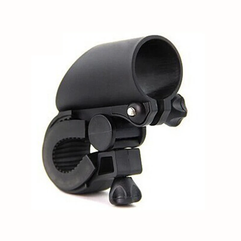 1PC Portable Plastic Bicycle Light Lamp Stand Holder Bike Rotation Grip LED Flashlight Torch Clamp Clip Mount Bracket