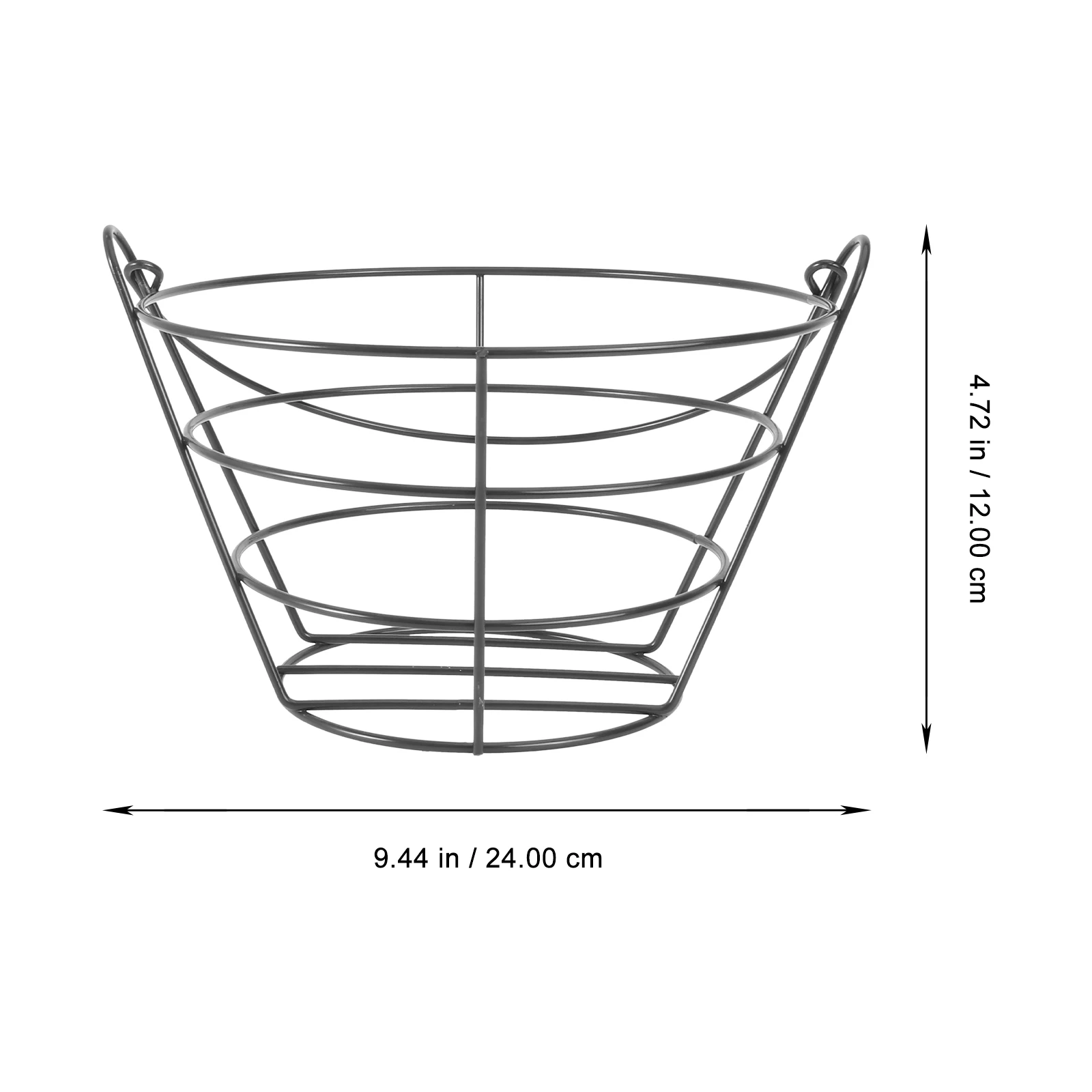 

Golf Pick up Basket Ball Carrying Holder Paint Storage Baskets Green Metal Balls