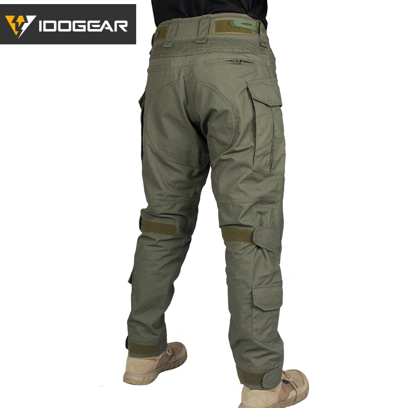 IDOGEAR G3 Combat Pants with Knee Pads Sport Tactical Trousers MC gen3 Camouflage 3201