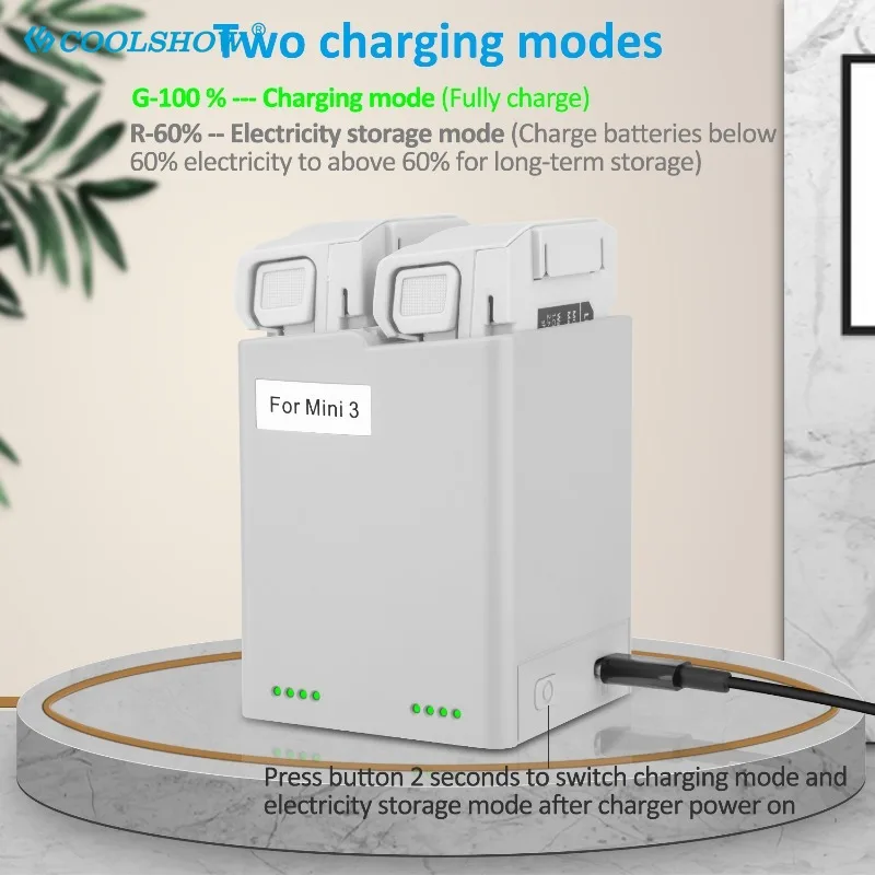 Battery for DJI MINI 3 PRO Drone Battery & Two-Way Charging Hub Charger for DJI Mini 3 / 3Pro / 4 Pro Intelligent Flight Battery