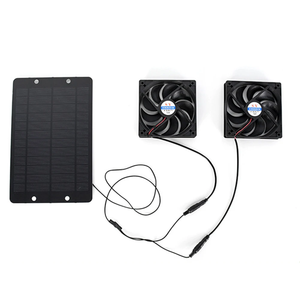 

10W 12V Solar Fan Kit for Greenhouses For chicken Coops and Pet Houses Automatic Operation for Optimal Ventilation
