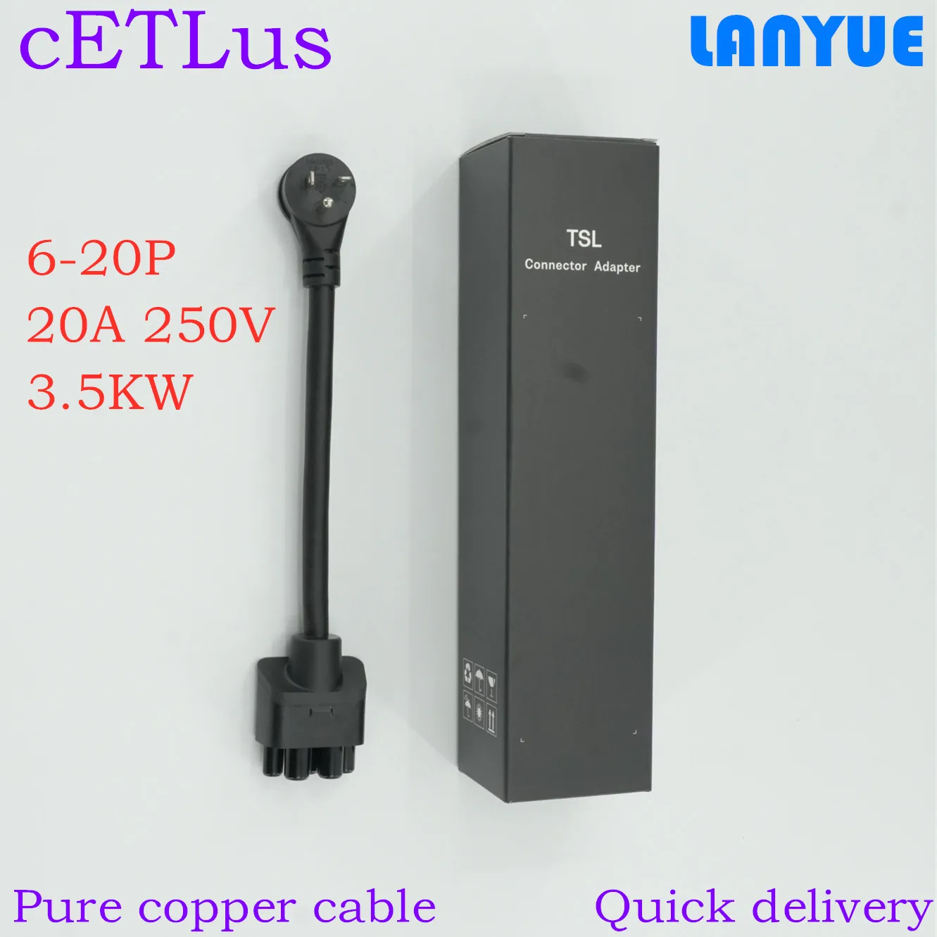 UKBS1363 Model S3XY Gen 2 EV Charger Universal Mobile Connector 13A