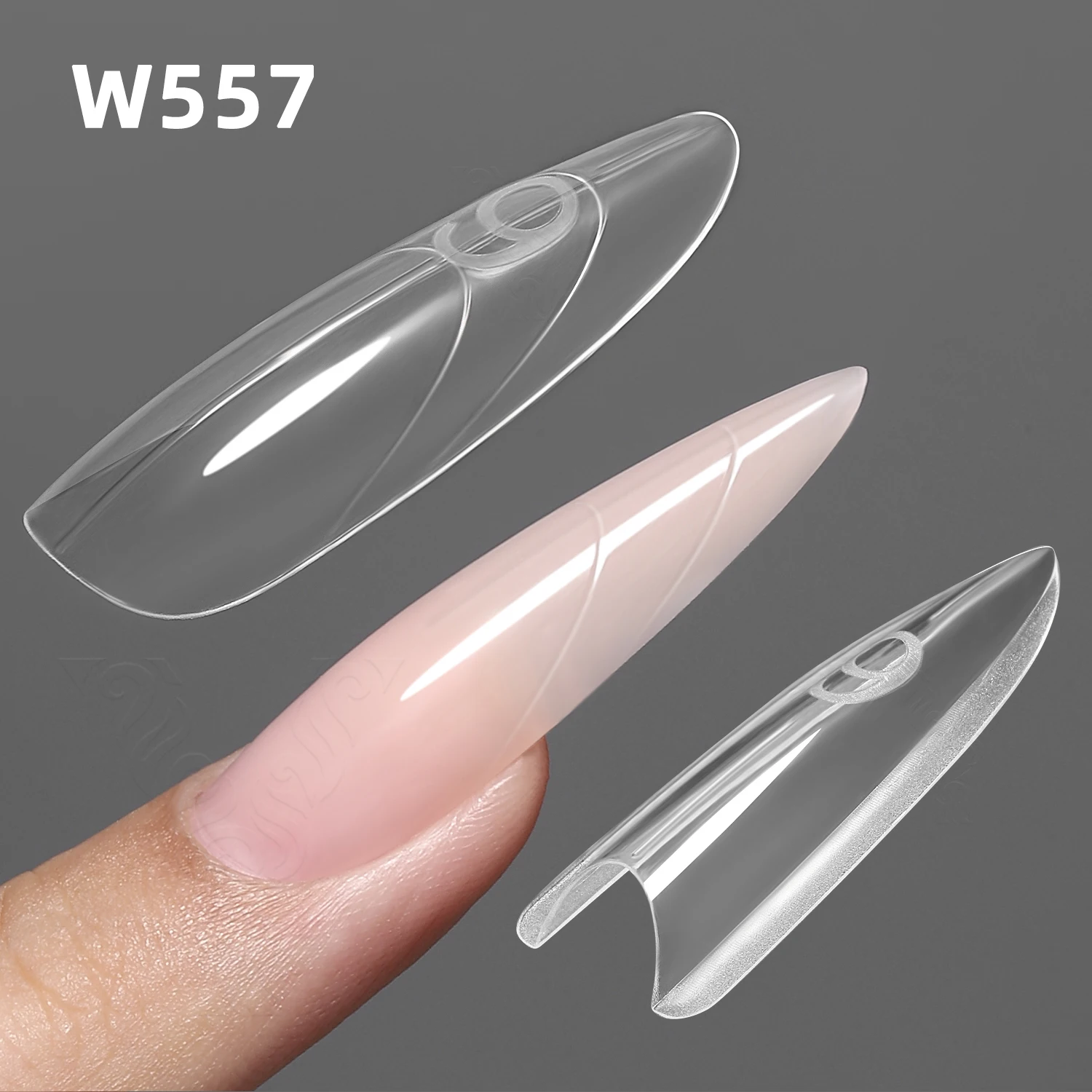 NIEUWE YOKEFELLOW & MR NAIL Sandwich Nail Form 240 stks 15 size Vierkante Nail Extensions Top & Bottom Form Set voor Quick Nail Extensions