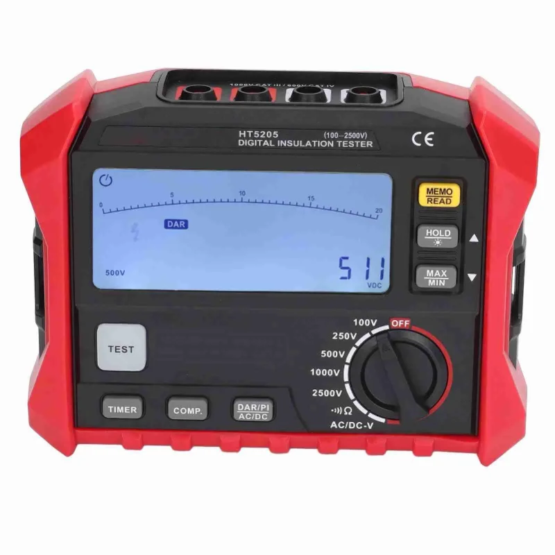 Insulation Resistance Tester Ground Resistance Tester Megohm Testing Meter Ohm Meter